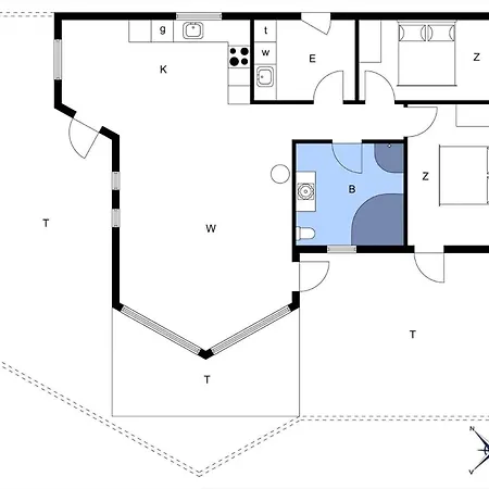Bl127-saltum-laustvej-22 בית נופש Saltum